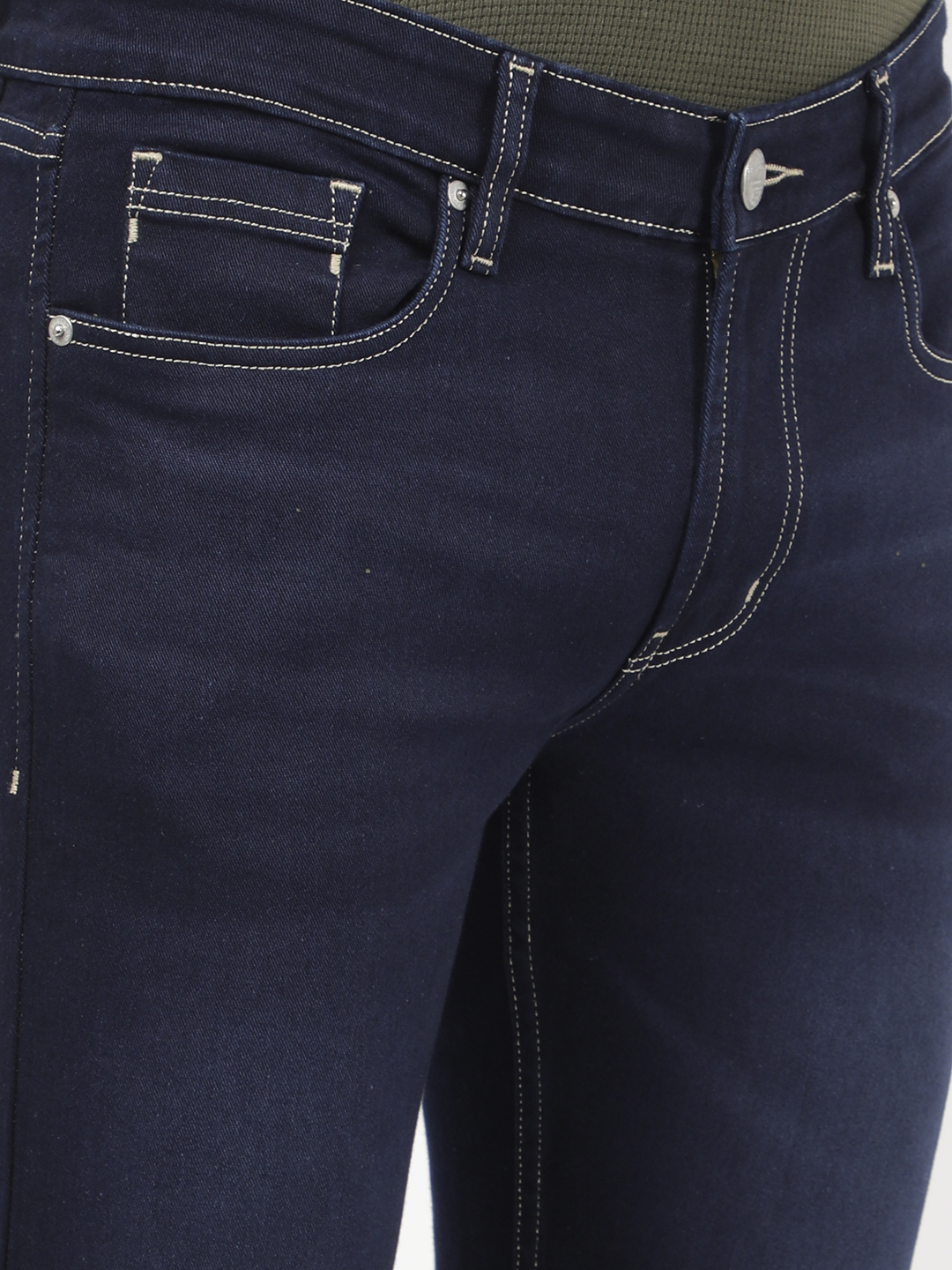 Numero Uno Men Solid Navy Jeans